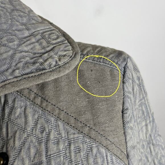 Free People Grey Quilted Belt Jacket - Picture 4 of 8